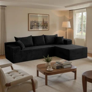 Modular L-Shaped Sectional Sofa
