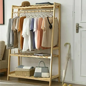 Bamboo Clothes Rack